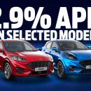 2.9% APR on Ford Puma and Ford Kuga